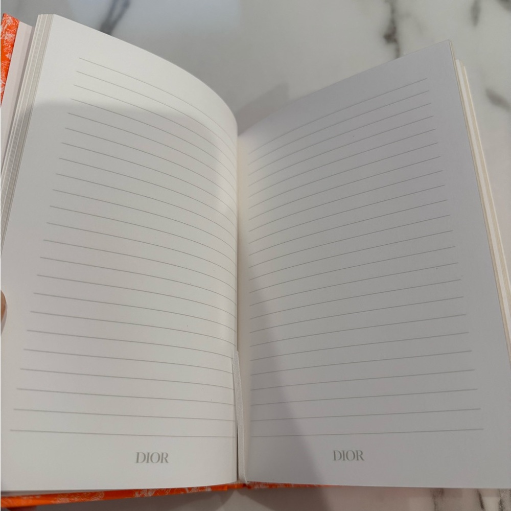 Christian Dior Riviera Toile de Jouy Orange Notebook - Picture 3 of 6
